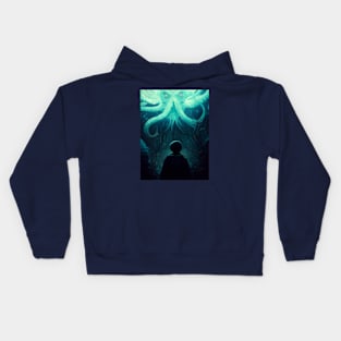 Cthulhu Dark Forest Revelation Kids Hoodie